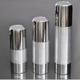 50ml UV silver airless lotion bottle (50pcs)