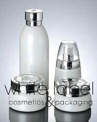 120ML WHITE GLASS COSMETIC BOTTLE WITH DROPPER CAP ASS STYLES/SIZES-NEWLOT/50PCS