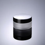 100G Frosted Cream PET Jar With White Or Black Lid-50PCS/LOT