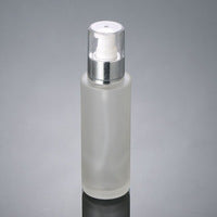 100ml Frosted Glass Bottle With Silver or Gold Pump - 50pcs