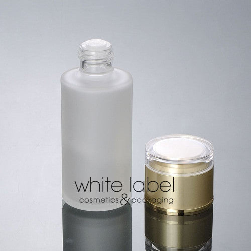 100ML Frosted Glass Dropper Bottle With Gold Lid- 50PCS/LOT