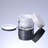 30G WHITE DOUBLE WALL COSMETIC CREAM JAR WHOLESALE - NEW 50PCS/LOT