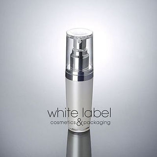 30ML PEARL WHITE COSMETIC PRESS PUMP BOTTLE WITH FLOWER PATTERN LID-NEW 100PCS/LOT