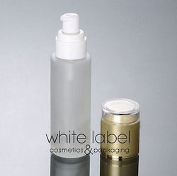120ML Frosted Glass Lotion Bottle With Gold Lid- 50PCS/LOT