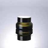 15G GREEN GLASS COSMETIC CREAM JAR WITH BLACK LID WHOLESALE- NEW 50PCS/LOT