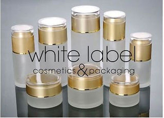 20ML FROSTED GLASS COSMETIC PUMP BOTTLES WHOLESALE/GOLD LID-50PCS/LOT