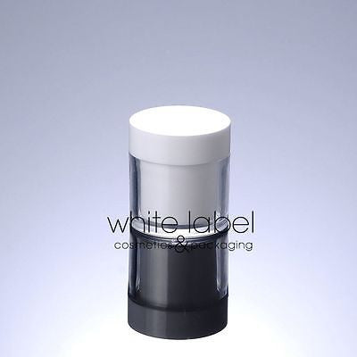 50G WHITE DOUBLE WALL COSMETIC CREAM JAR WHOLESALE - NEW 50PCS/LOT