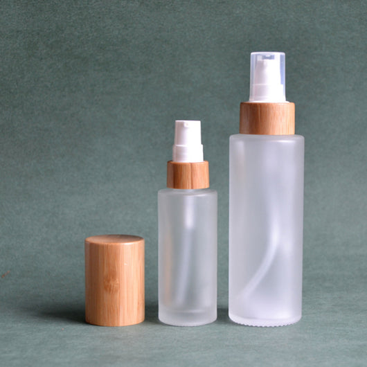 NEW Real Bamboo Glass Bottles (contact us for prices)