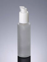 50ml Frosted Glass Bottle With White Pump