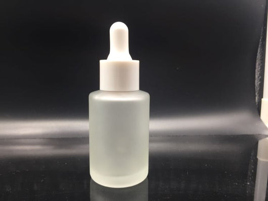 30ML FROSTED GLASS DROPPER COSMETIC BOTTLES WHOLESALE- 50PCS/LOT