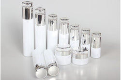 WHITE COSMETIC GLASS JARS (CONTACT US FOR PRICES)